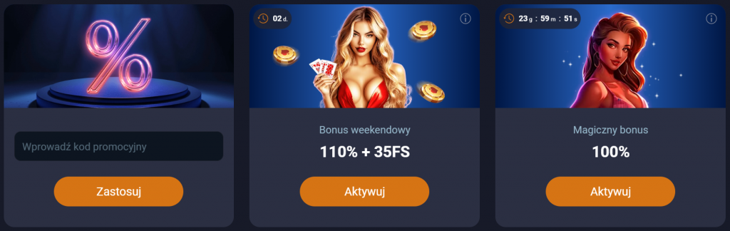 Promocje i atrakcyjne bonusy Vox Casino
